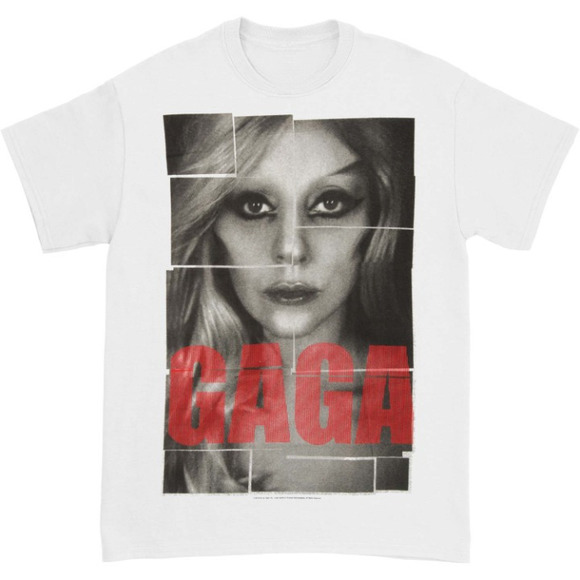 Pop Blocks T-shirt Lady Gaga Shirt - Picture 1 of 4